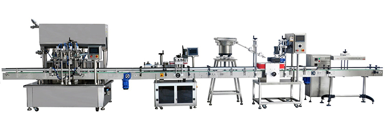 Automatic Inline Chuck Capping Machine with Elevator Type Waterfall Cap Sorter