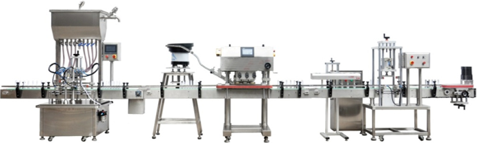 12 Heads Inline Type Gravity Liquid Filling Machine