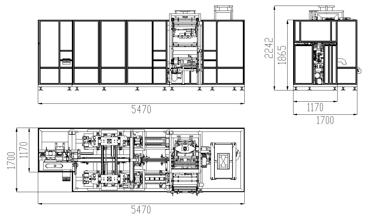 Double Chamber Vacuum Brick Pouch Packaging Machine