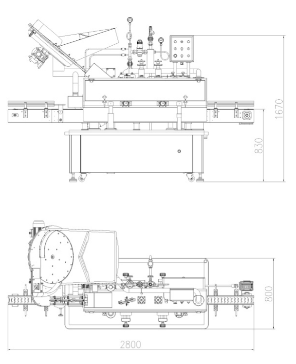 Continuous Motion Vacuuming Capping Machine