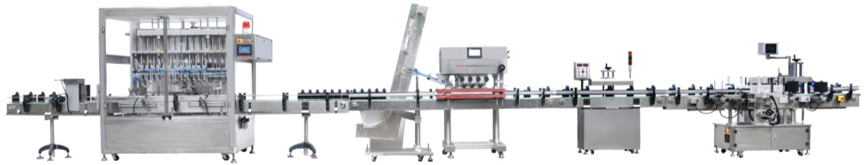 12 Heads Linear Type Piston Filling Machine