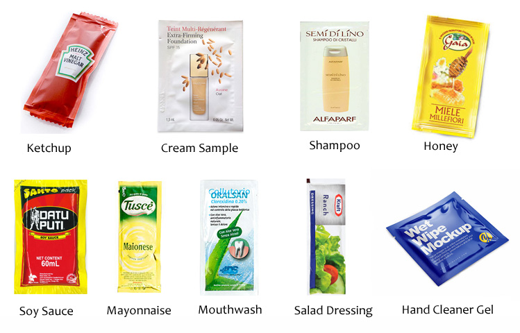 Continuous Motion Multi Lane 4 Side Sealed Liquid Sachet Form Fill