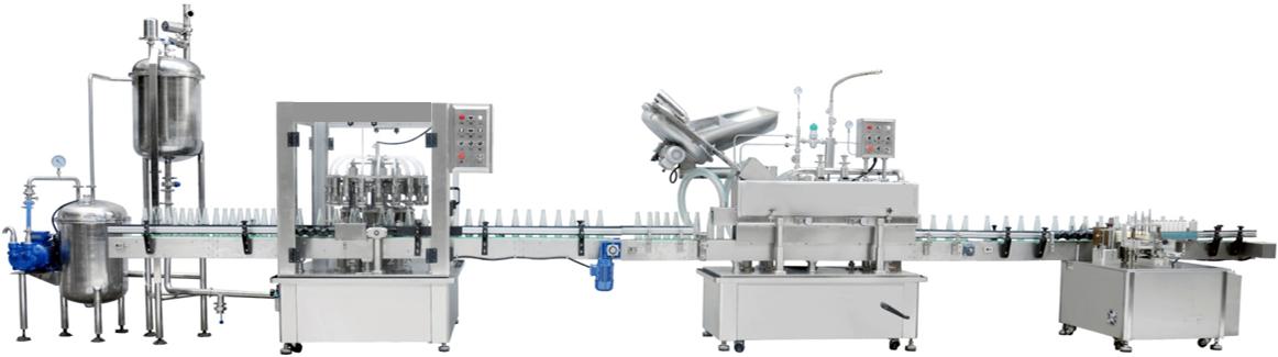 Bottle Filling Capping and Labeling Line