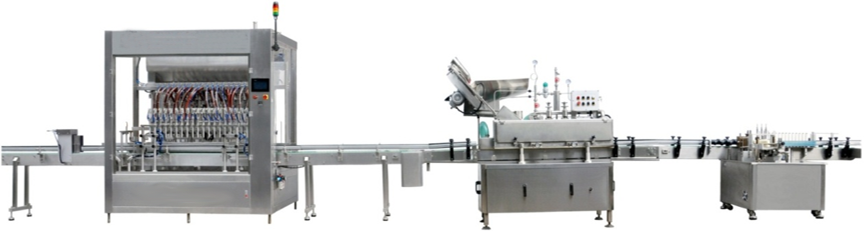 Bottle Filling Capping and Labeling Line