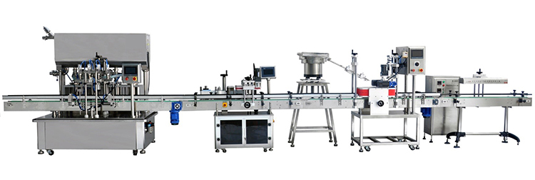 Bottle Filling Capping and Labeling Line