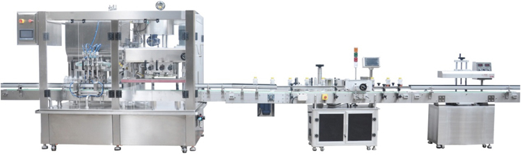 Bottle Filling Capping and Labeling Line