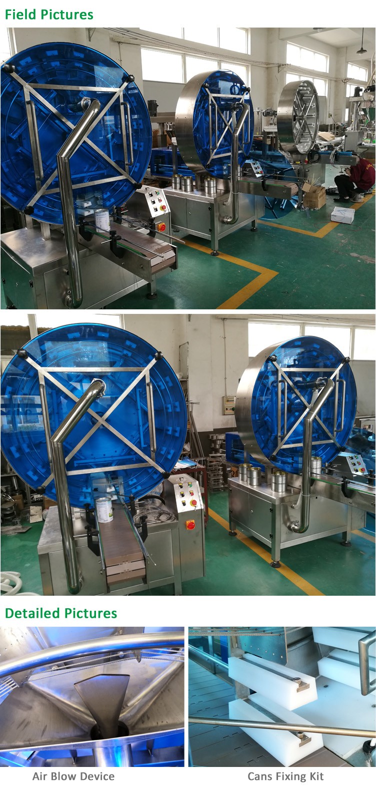 Empty Can Air Cleaning and UV-Sterilization Machine