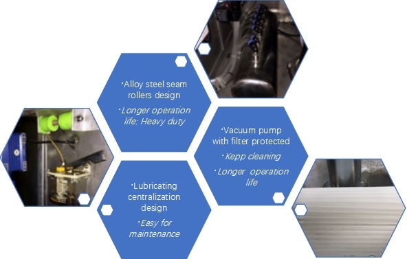 Intermittent Motion Round Shaped Can Vacuum Seamer