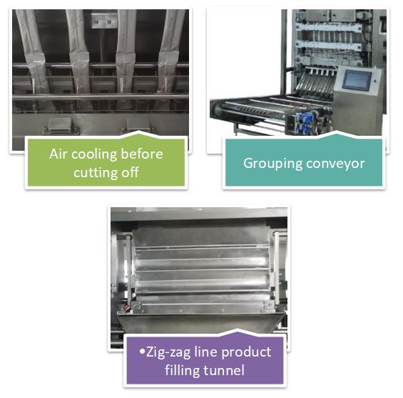 Automatic Multi-Lane Granule Stick Form Fill Seal Machine