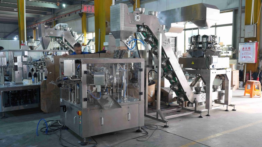 CSC2951-Candy Counting and Rotary Type Premade Pouch Packaging System