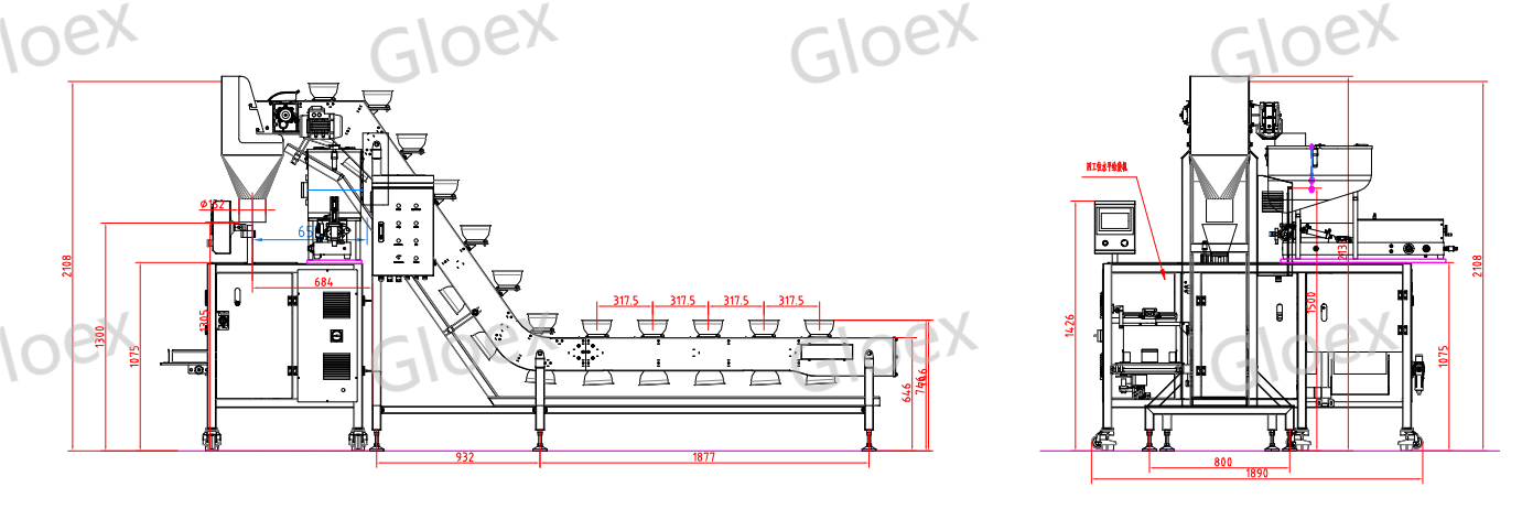 CSD811-Meat and Liquid Stand Up Pouch Horizontal Packing Machine