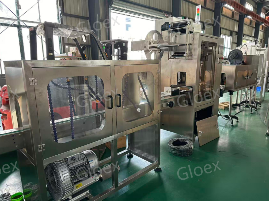 CSD858-Successful Case-Automatic Sleeve Shrink Labeling Machine