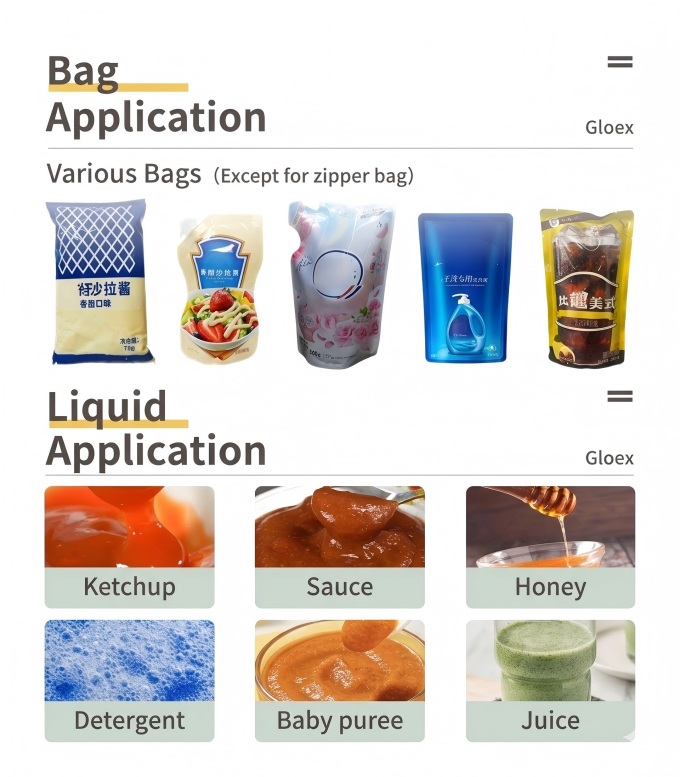 Horizontal 3-Stations Liquid Premade Pouch Packging Machine