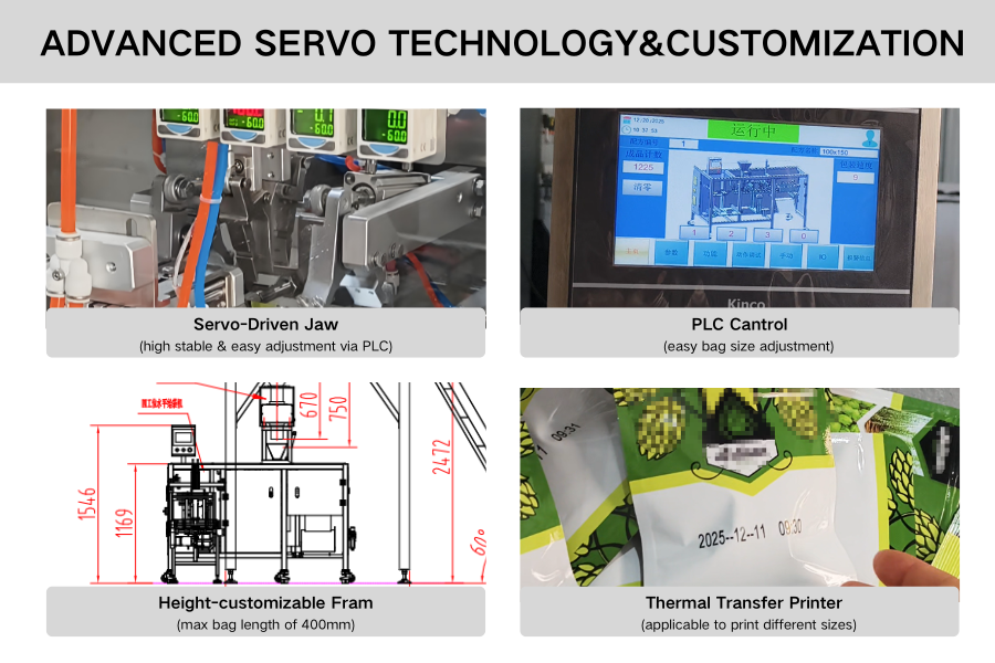 CSF1493-Successful Case-Hops and Coffee Beans Horizontal Packing Machine