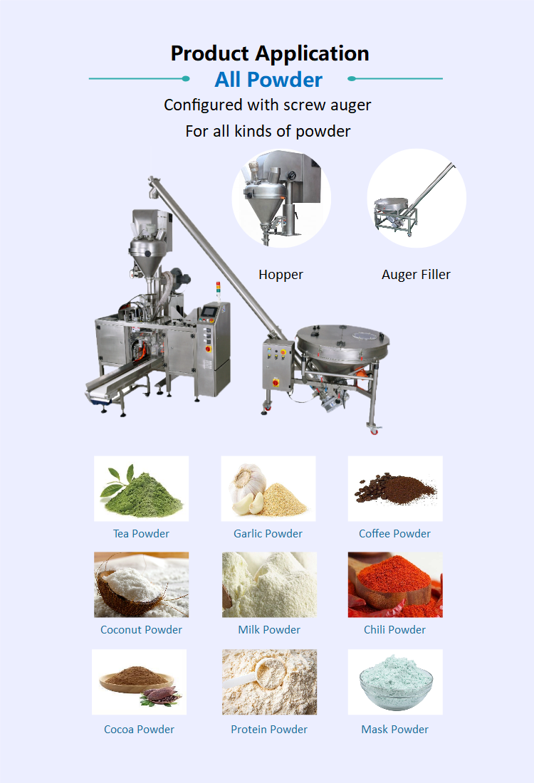 Linear Type Powder Pouch Packaging Machine