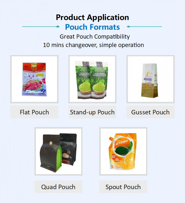 Linear Type Powder Pouch Packaging Machine