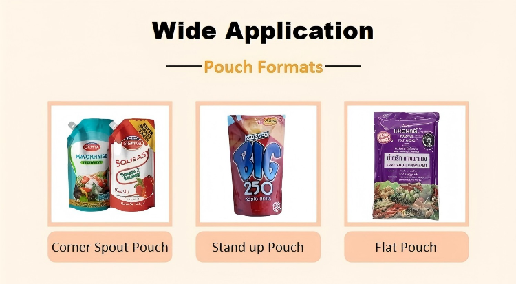 Linear Type Liquid Pouch Packaging Machine Linear Type Liquid Pouch Packaging Machine