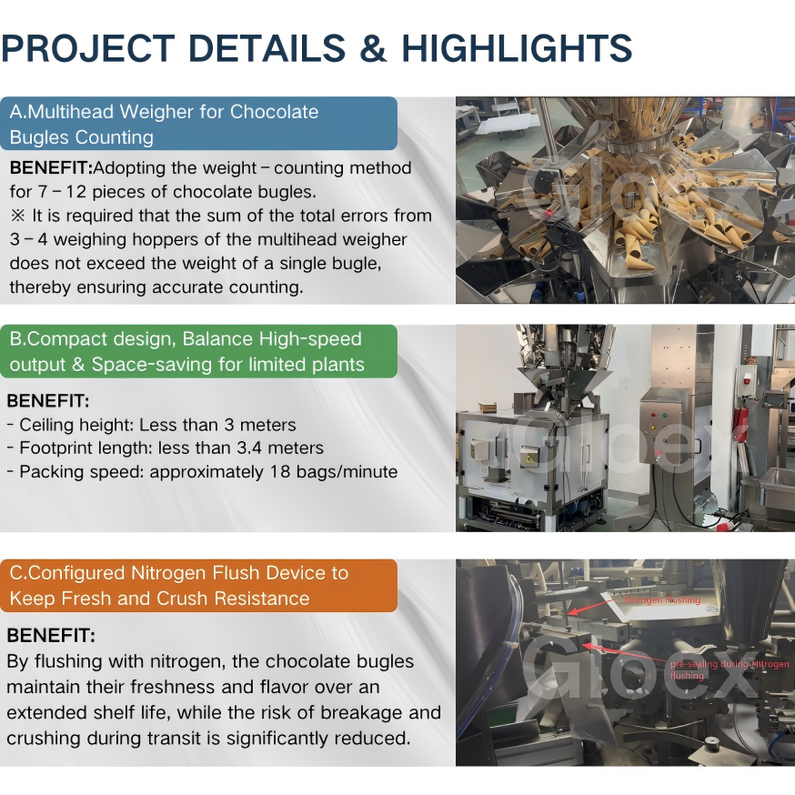 CSF1430-Successful Case-Chocolate Snack Rotary Type Premade Pouch Packaging System CSF1430-Successful Case-Chocolate Snack Rotary Type Premade Pouch Packaging System