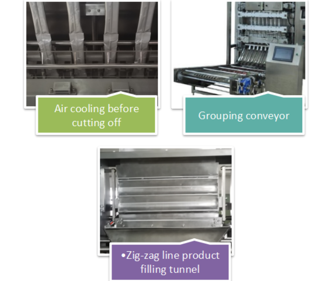 Automatic Multi-Lane Granule Stick Form Fill Seal Machine