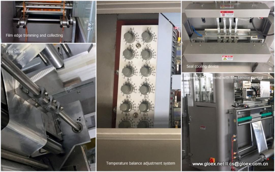 Continuous Motion Multi-Lane 4-Side Sealed Liquid Sachet Form Fill Seal Machine Continuous Motion Multi-Lane 4-Side Sealed Liquid Sachet Form Fill Seal Machine