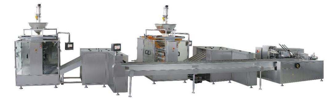 Continuous Motion Multi-Lane 4-Side Sealed Liquid Sachet Form Fill Seal Machine Continuous Motion Multi-Lane 4-Side Sealed Liquid Sachet Form Fill Seal Machine