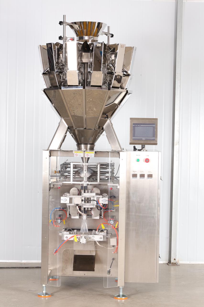 CSC3091-Successful Case-Vertical Form Fill Seal Machine Weighpack Bagging System Snacks
