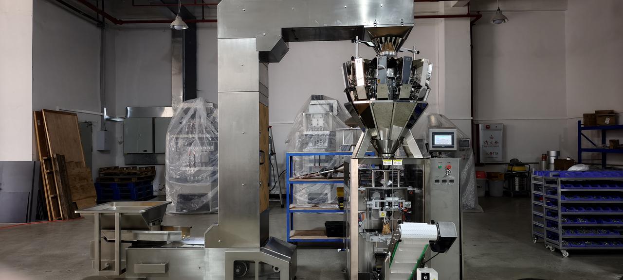 CSC3091-Successful Case-Vertical Form Fill Seal Machine Weighpack Bagging System Snacks