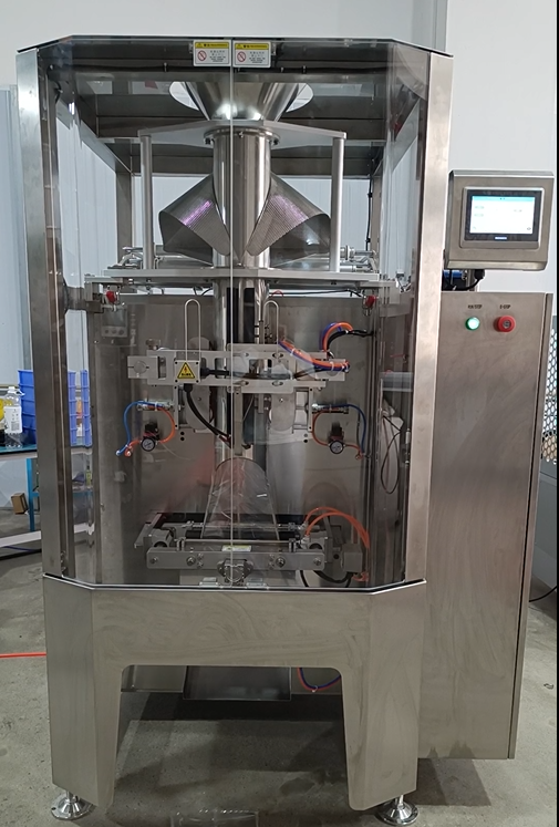 GPG313-Successful Case- Leaves Salad Pillow Bag VFFS Machine