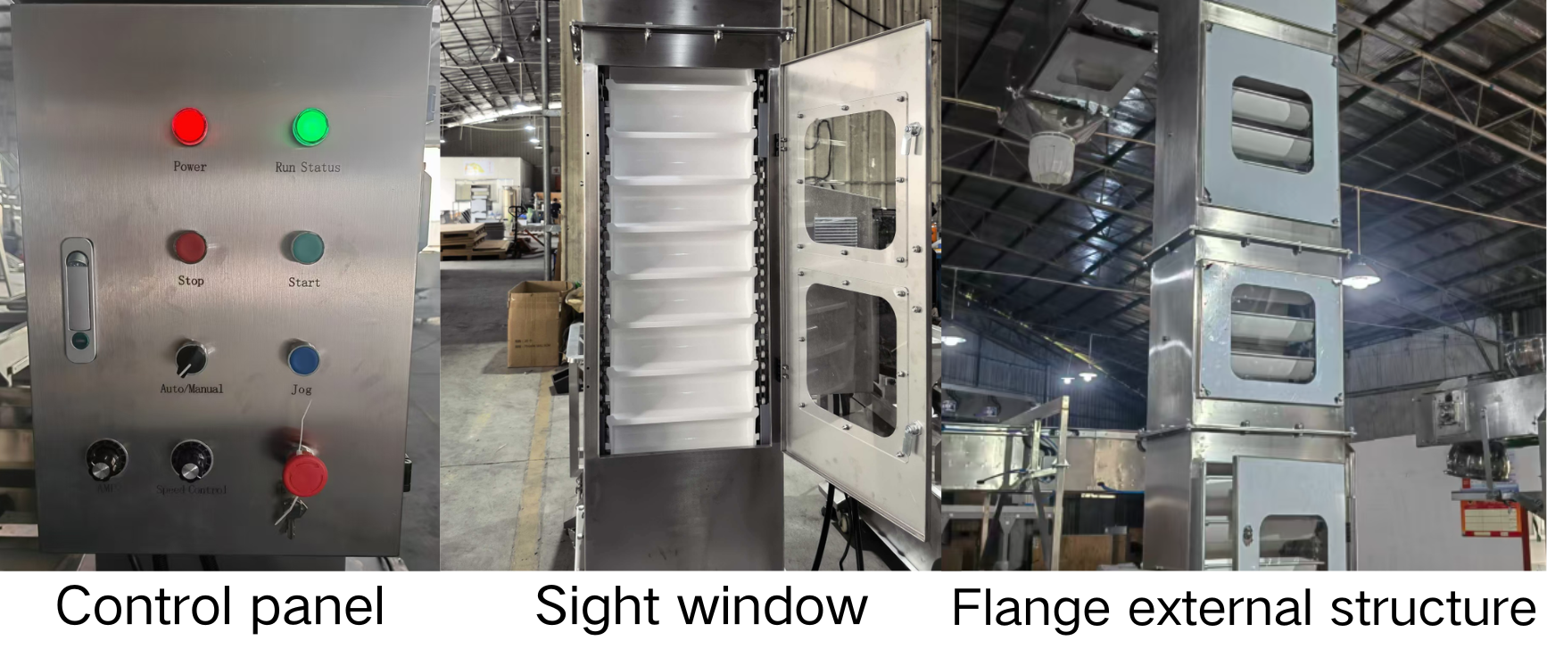 Z-shape Bucket Elevator with integrated Vibratory Feeder Z-shape Bucket Elevator with integrated Vibratory Feeder