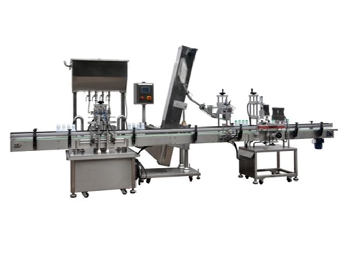 12 Heads Inline Type Gravity Liquid Filling Machine