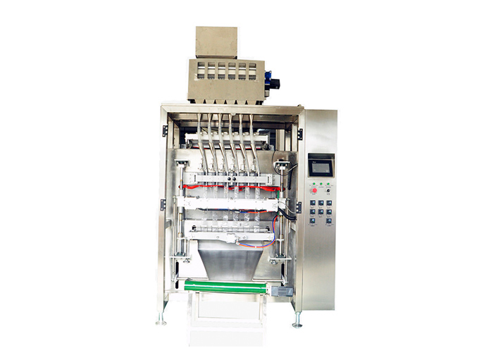 Intermittent Multi-Lane Granulate 3 Side Sealed Sachet Form Fill Seal Machine