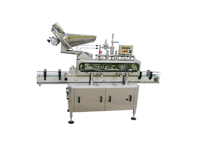 Continuous Motion Vacuuming Capping Machine