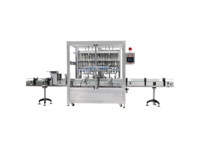 12 Heads Linear Type Piston Filling Machine