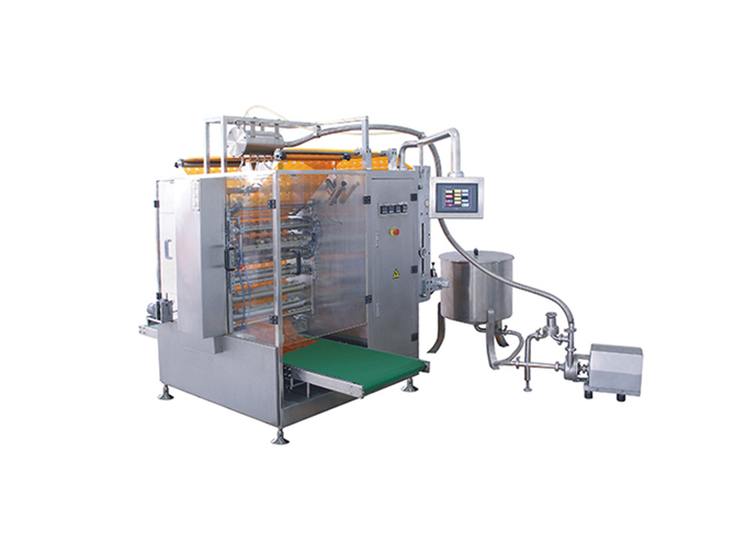 Continuous Motion Multi-Lane 4-Side Sealed Liquid Sachet Form Fill Seal Machine