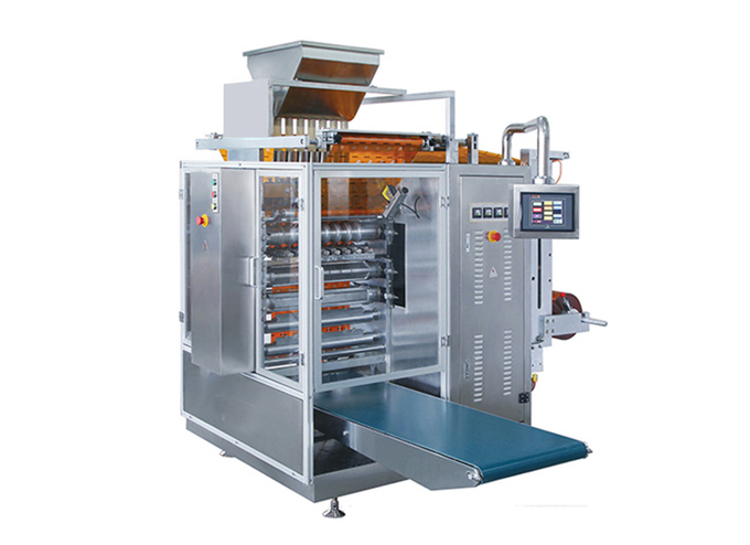 Continuous Motion Multi-Lane 4-Side Sealed Granule Sachet Form Fill Seal Machine