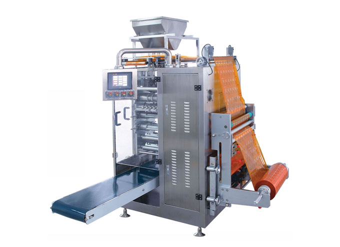 Continuous Motion Multi-Lane 4-Side Sealed Granule Sachet Form Fill Seal Machine