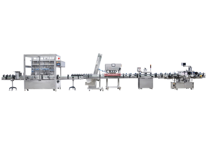 Bottle Filling Capping and Labeling Line