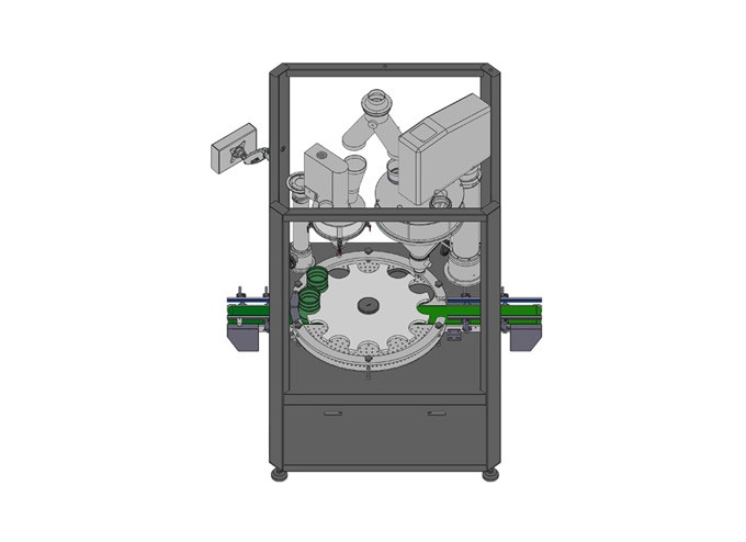 Rotary Type Automatic Powder Double Filling & Weighing Machine