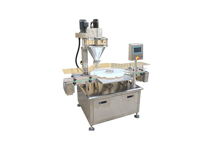 Rotary Type Automatic Powder Filling &  Weighing Machine