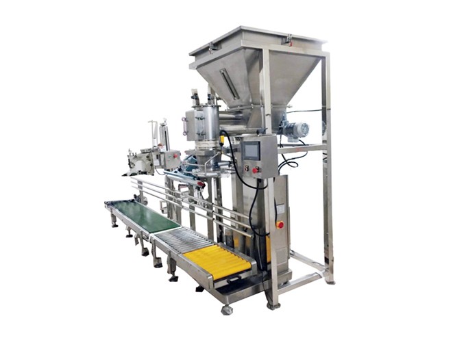 Semi-Auto Dual Screws Powder Weighing and Filling Machine