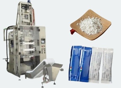 CSC1455- 4 lanes back seal stick packing machine for powder with counting belt and duct collecting system