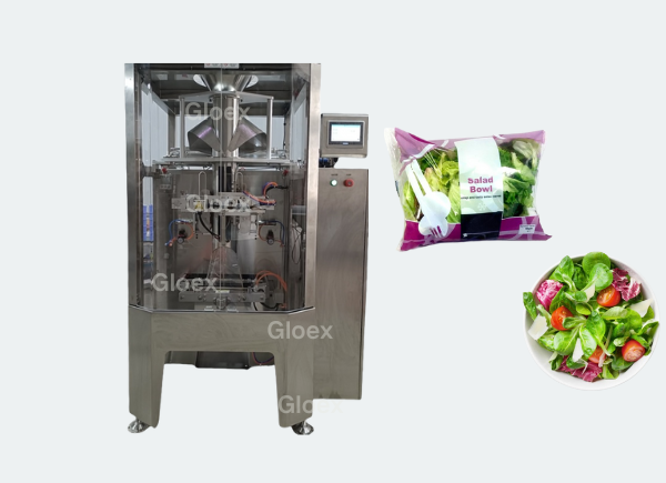 GPG313- Leaves Salad Pillow Bag VFFS Machine