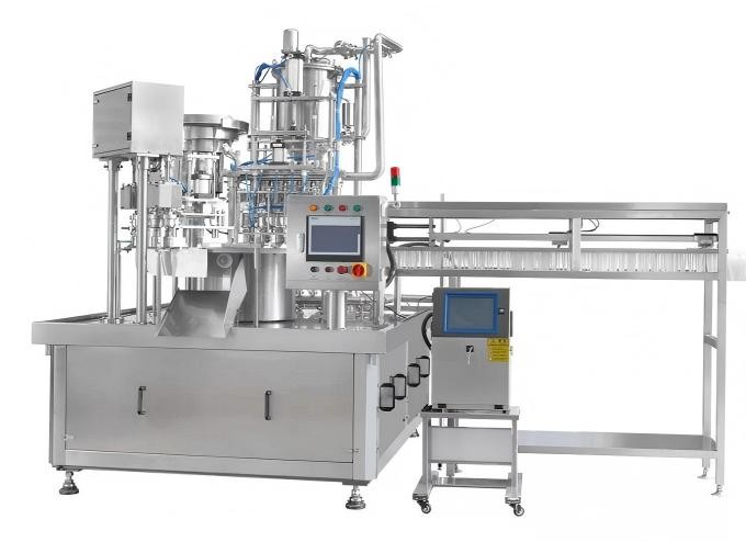 Intermittent 5 Head Rotary Automatic Premade SpoutPouch Filling and Capping Machine