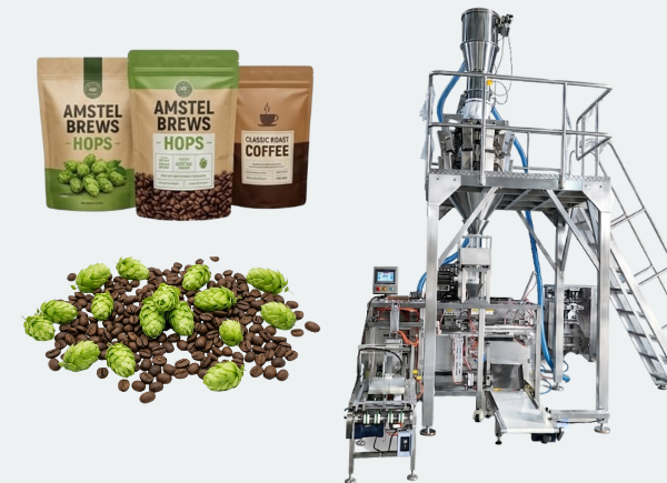 CSF1493-Successful Case-Hops and Coffee Beans Horizontal Packing Machine