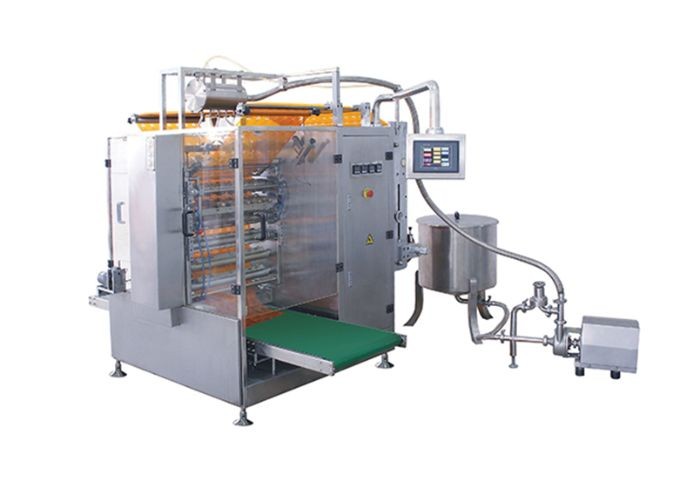 Continuous Motion Multi-Lane 4-Side Sealed Liquid Sachet Form Fill Seal Machine