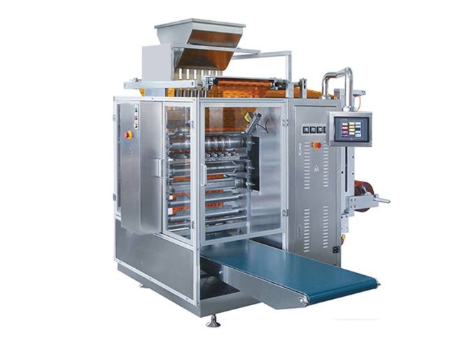 Continuous Motion Multi-Lane 4-Side Sealed Granule Sachet Form Fill Seal Machine