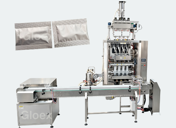 CSC3059-Successful Case-4-Lane 3-Side Seal Powder Sachet Packaging&Cartoning System