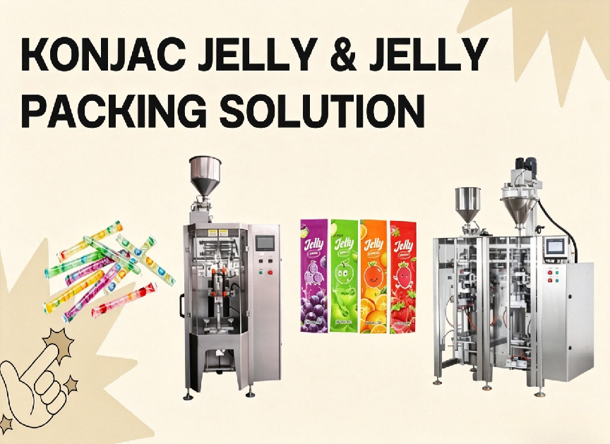 Jelly & konjac jelly stick and sachet packaging solutions