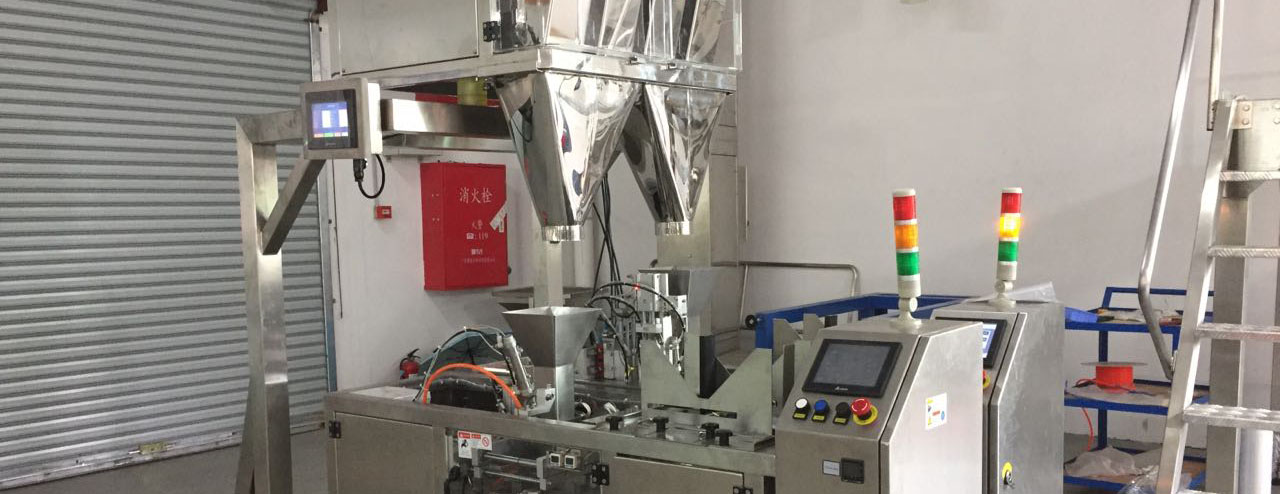 CSF727-Successful Project of Horizontal Form Fill Seal Packing Machine for Bubble Tea packaging with Twins-sachet